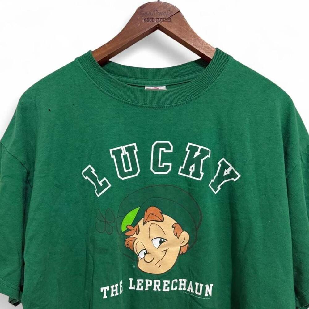 Delta Magnum Weight Lucky The Leprechaun Graphic T-Shirt L